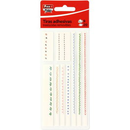 FIXO Tiras Adhesivas Diseño Surtidas Set de 24