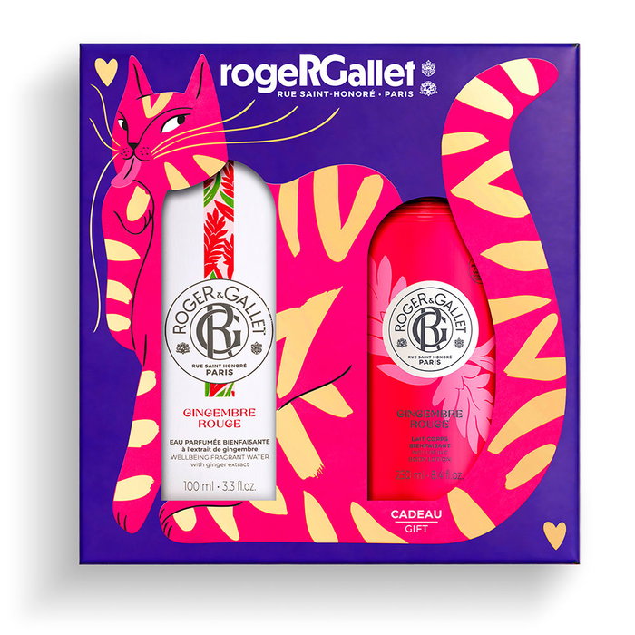 Roger & Gallet Gingembre Rouge Agua Perfumada Bienestar Estuche 2 pz