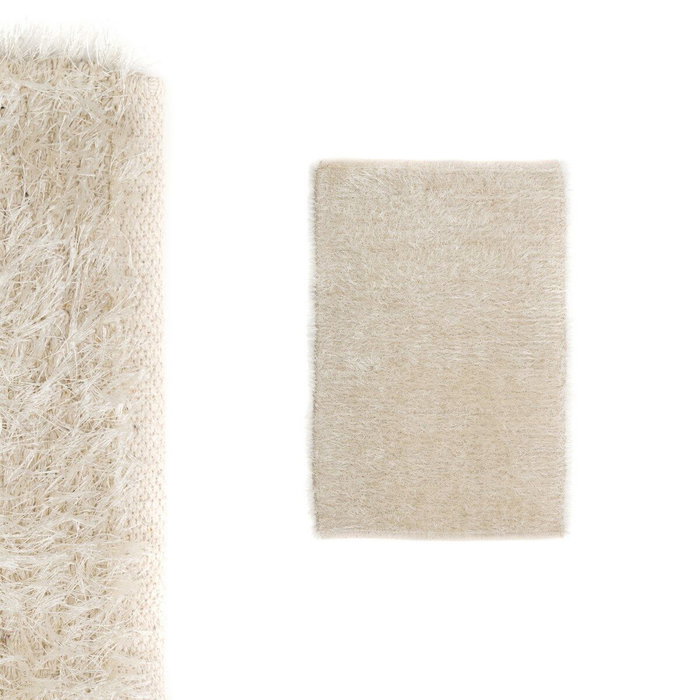 Alfombra SHAGGY Natural 50 x 80 x 2 cm Alfombra SHAGGY Natural 50 x 80 x 2 cm