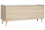 DKD Home Decor Balines Mueble TV Natural Ratán y Paulownia 120 x 35 x 54 cm
