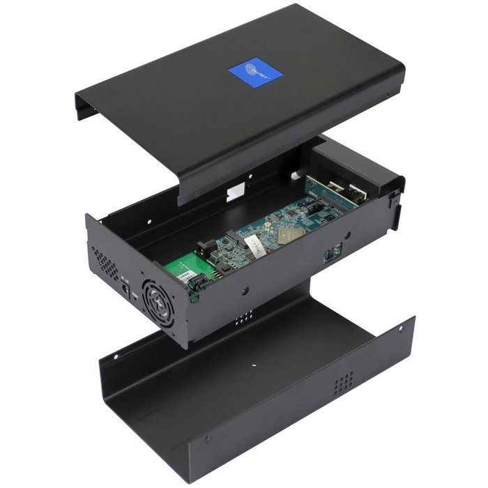 ALLNET ALL2289-4GB Videoserver NVR Box con Networkoptix Server, RK3399, 4GB RAM para Disco Duro HDD/SSD de 3,5"