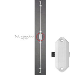 WOLFPACK LINEA PROFESIONAL Cerradura Falleba 93 Sin Llave Blanco