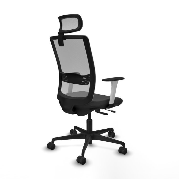 PIQUERAS Y CRESPO Silla de oficina Haches Gris con mecanismo Sincro/Traslack