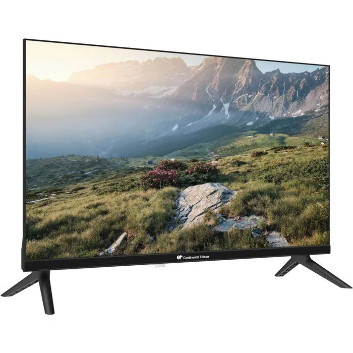 Continental Edison CELED24HD26B6 Televisor LED HD de 24 Pulgadas (60 cm), 3xHDMI, 2xUSB, Negro