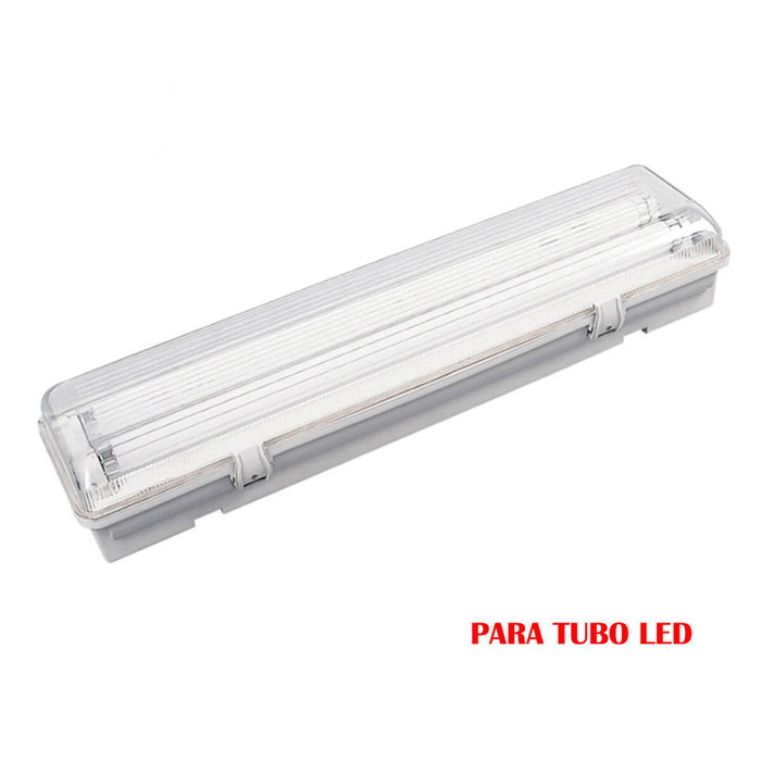 Pantalla Estanca LED EDM Gris 2x 18 W