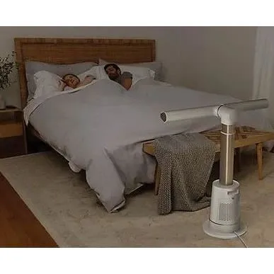 Shark Ventilador TurboBlade TF200SEUWH 90W Flujo multidireccional Giratorio Altura ajustable Blanco