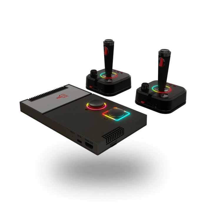 dreamGear My Arcade ATARI Gamestation Pro con 2 Joysticks Inalámbricos