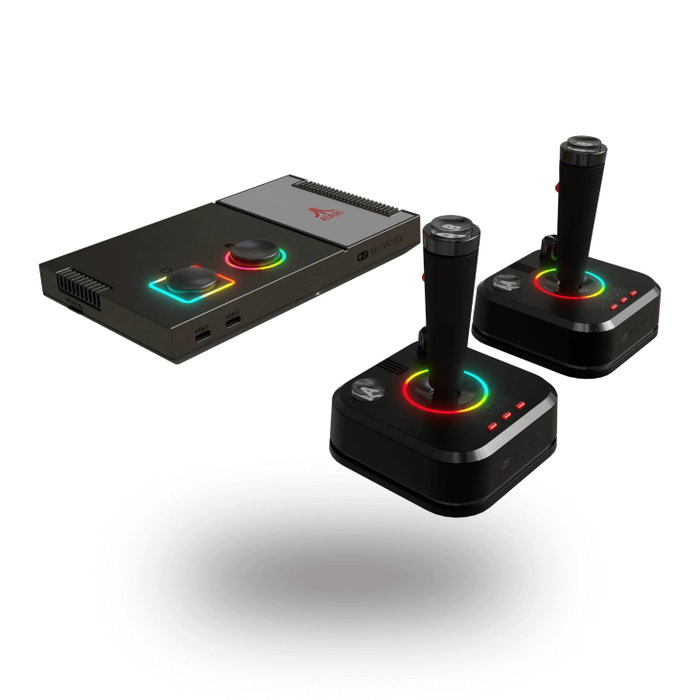 dreamGear My Arcade ATARI Gamestation Pro con 2 Joysticks Inalámbricos