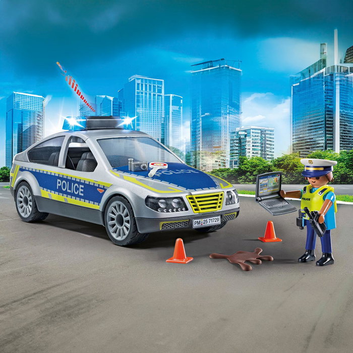 Playmobil Coche Patrulla Action 71729 con Luces y Sonido
