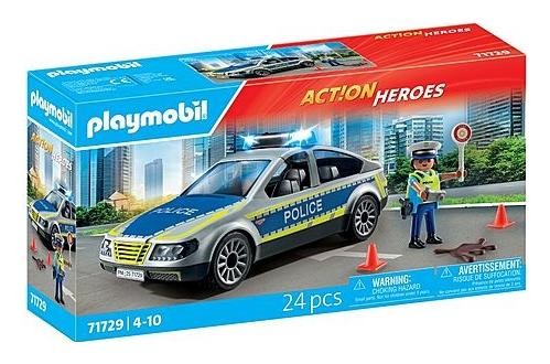 Playmobil Coche Patrulla Action 71729 con Luces y Sonido