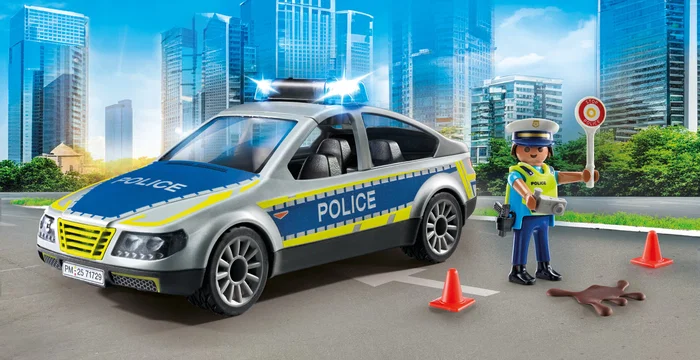 Playmobil Coche Patrulla Action Heroes 71729 Multicolor