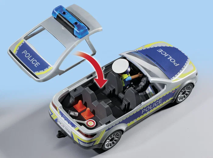 Playmobil Coche Patrulla Action Heroes 71729 Multicolor
