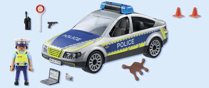 Playmobil Coche Patrulla Action Heroes 71729 Multicolor