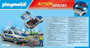 Playmobil Coche Patrulla Action con Sonido y Luces Edad 4+ Pilas AAA