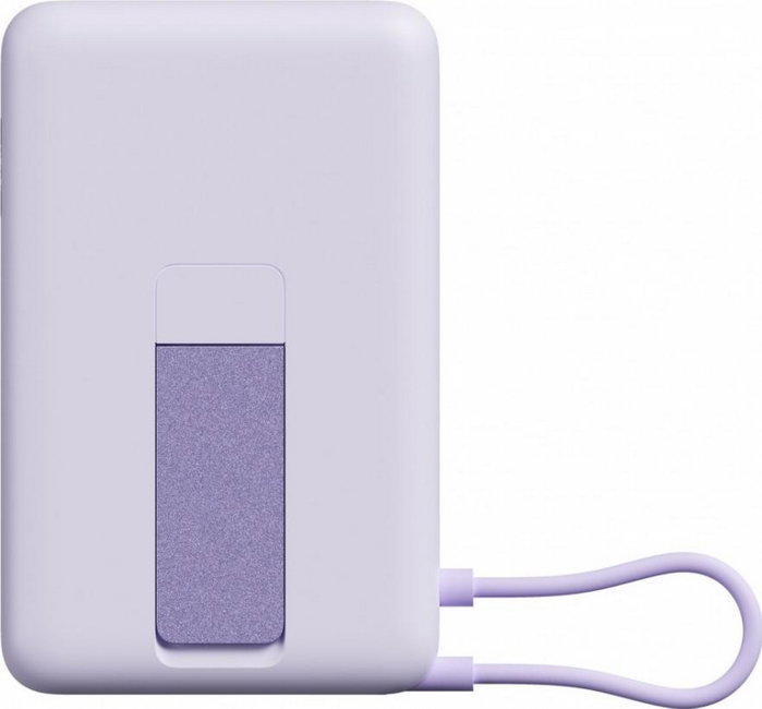 Xiaomi Magnetic Power Bank 10000 con soporte integrado, Púrpura Xiaomi Magnetic Power Bank 10000 con soporte integrado, Púrpura