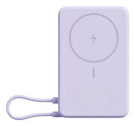 Xiaomi Magnetic Power Bank 10000 con soporte integrado Púrpura