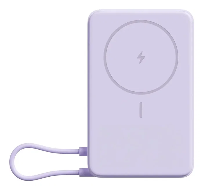 Xiaomi Magnetic Power Bank 10000 con soporte integrado Púrpura Xiaomi Magnetic Power Bank 10000 con soporte integrado Púrpura