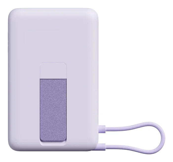 Xiaomi Magnetic Power Bank 10000 con soporte integrado Púrpura Xiaomi Magnetic Power Bank 10000 con soporte integrado Púrpura