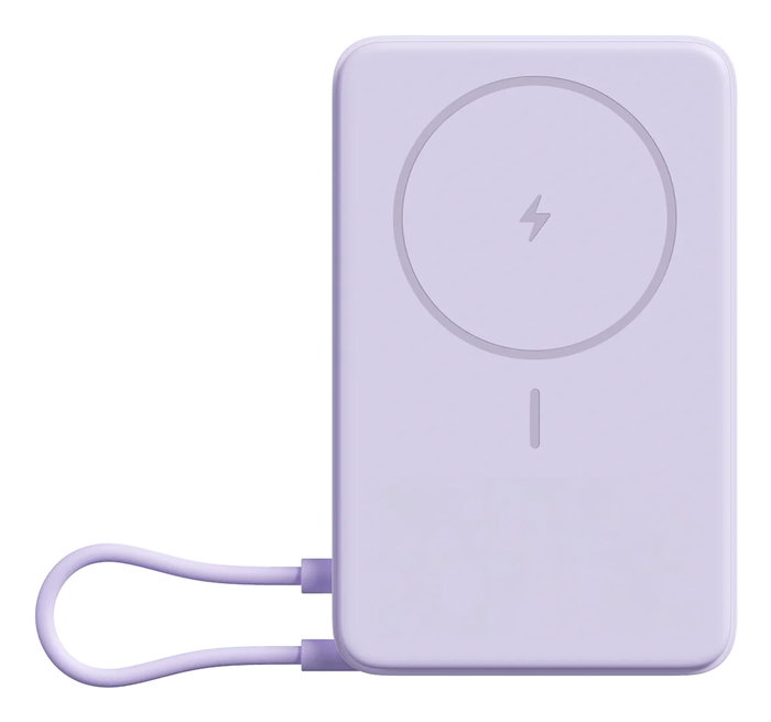 Xiaomi Magnetic Power Bank 10000 con soporte integrado Púrpura