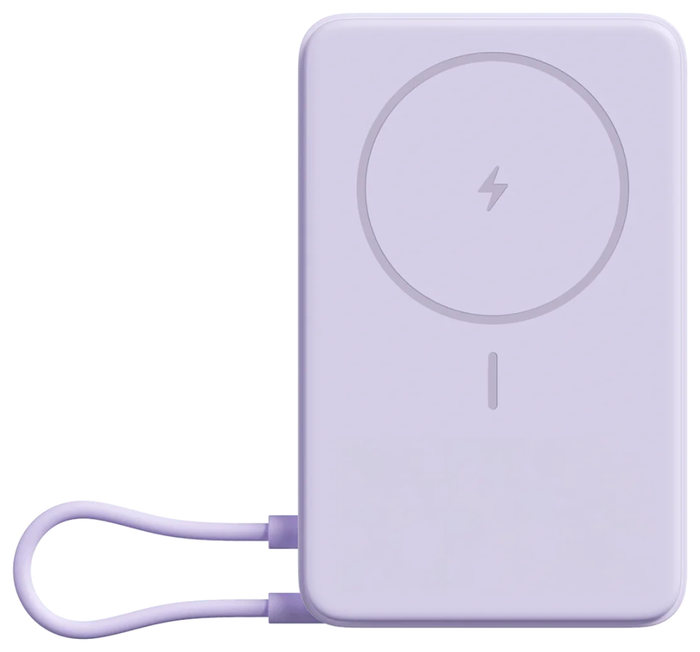 Xiaomi Magnetic Power Bank 10000 con soporte integrado, Púrpura Xiaomi Magnetic Power Bank 10000 con soporte integrado, Púrpura