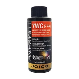 Joico Lumishine Demi Permanent Liquid 7WC Warm Copper Medium Blonde