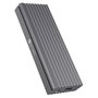 ICY BOX IB-1817M-C31 Caja Externa USB-C 3.1 Gen 2 para SSD M.2 NVMe PCIe 3.0 Aluminio Gris 10 Gbit/s Plug and Play Mac Windows