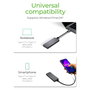 ICY BOX IB-1817M-C31 Caja Externa USB-C 3.1 Gen 2 para SSD M.2 NVMe PCIe 3.0 Aluminio Gris 10 Gbit/s Plug and Play Mac Windows