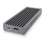 ICY BOX IB-1817M-C31 Caja Externa USB-C 3.1 Gen 2 para SSD M.2 NVMe PCIe 3.0 Aluminio Gris 10 Gbit/s Plug and Play Mac Windows