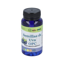 ALFA HERBAL OPC Extracto de Semillas de Uva 95% Proantocianidinas Antioxidante - 90 Cápsulas