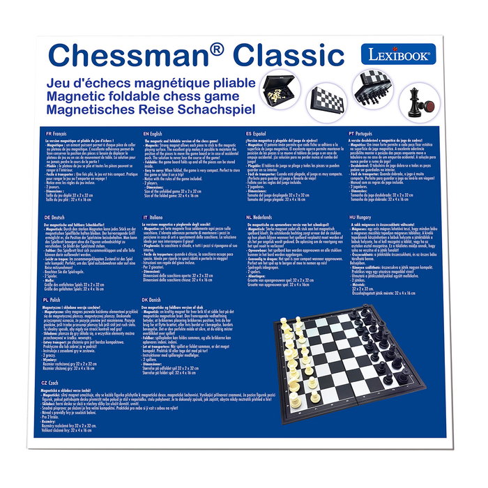 Lexibook Ajedrez Magnético Plegable CGM320