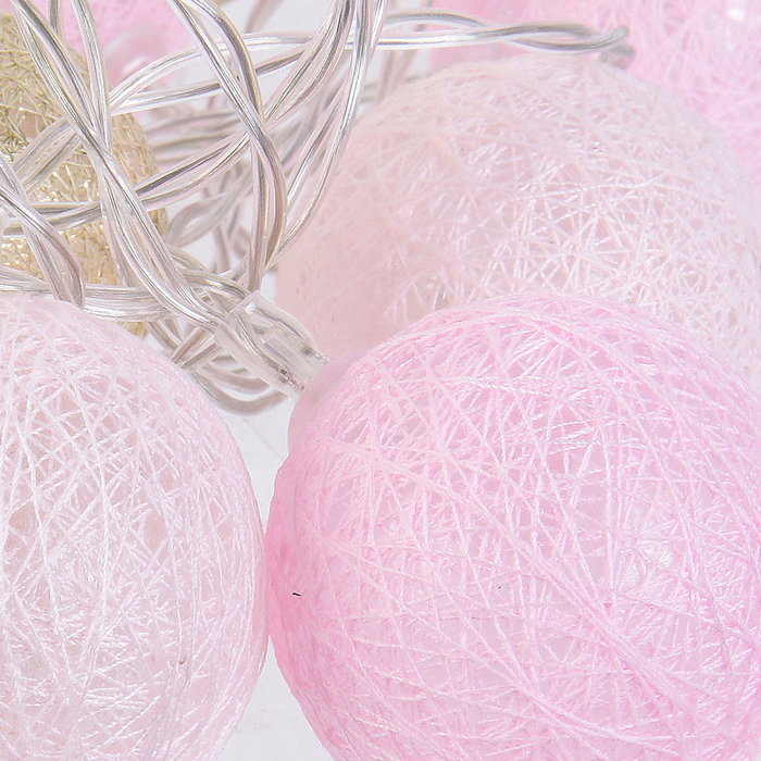 Home Deco Light Guirnalda de Luz 20 LED Rosa/Oro para Decoración de Hogar