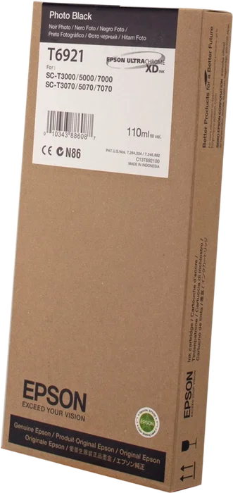 Epson Cartucho de Tinta UltraChrome XD Negro Foto T692100 (110ml) Epson Cartucho de Tinta UltraChrome XD Negro Foto T692100 (110ml)