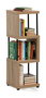 Inde Estantería 3 Cubos de Madera y Metal - Mueble Modular con Estructura 90 x 30 x 30 cm (2 Unidades)