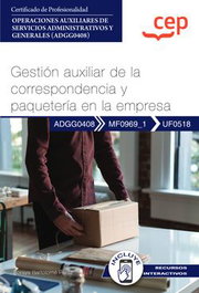 CEP EDITORIAL, Manual gestión aux. correspondencia y paqueteria empresarial - CEP EDITORIAL