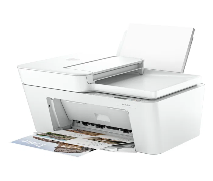 HP DeskJet 4210e Impresora Multifunción A4 Inyección Tinta Color, Wi-Fi, Dúplex Manual, Escáner/Copiador, Compatible con HP 305, Blanco