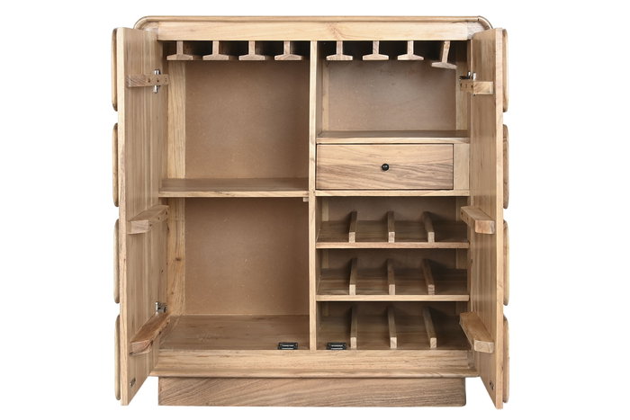 DKD Home Decor Mueble Bar Moderno Natural 90 x 45 x 100 cm