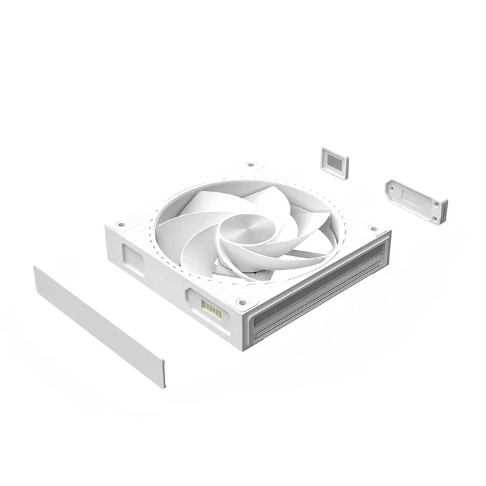 Zalman ZM-DF120R Ventilador ARGB Blanco para PC de 120mm (12.4 cm) 800-2300 RPM PWM