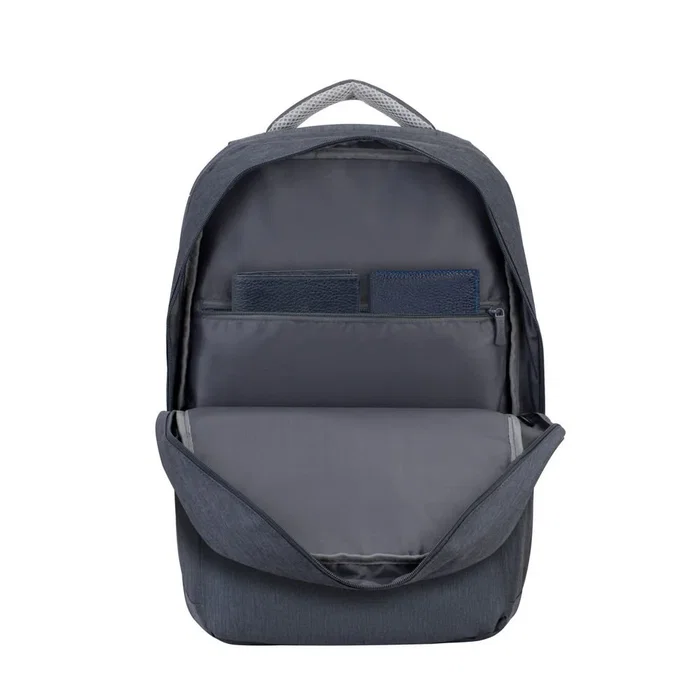 Rivacase 7567 Mochila para Portátil 17.3" (43.9 cm) Azul - Poliéster Resistente al Agua con Puerto USB, Tirantes para Hombro y Múltiples Bolsillos - 780 g