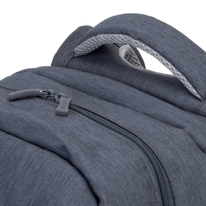 Rivacase 7567 Mochila para Portátil 17.3" (43.9 cm) Azul - Poliéster Resistente al Agua con Puerto USB, Tirantes para Hombro y Múltiples Bolsillos - 780 g