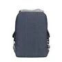 Rivacase 7567 Mochila para Portátil 17.3" (43.9 cm) Azul - Poliéster Resistente al Agua con Puerto USB, Tirantes para Hombro y Múltiples Bolsillos - 780 g