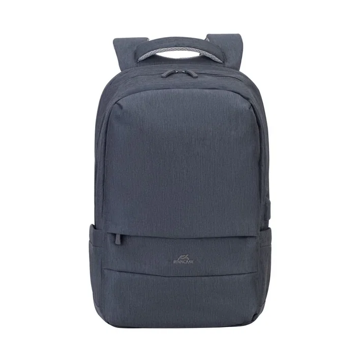 Rivacase 7567 Mochila para Portátil 17.3" (43.9 cm) Azul - Poliéster Resistente al Agua con Puerto USB, Tirantes para Hombro y Múltiples Bolsillos - 780 g