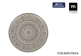 Inde Plato de Postre Sole Monaco Brillo 20 cm (12 Unidades) de la Colección Sole