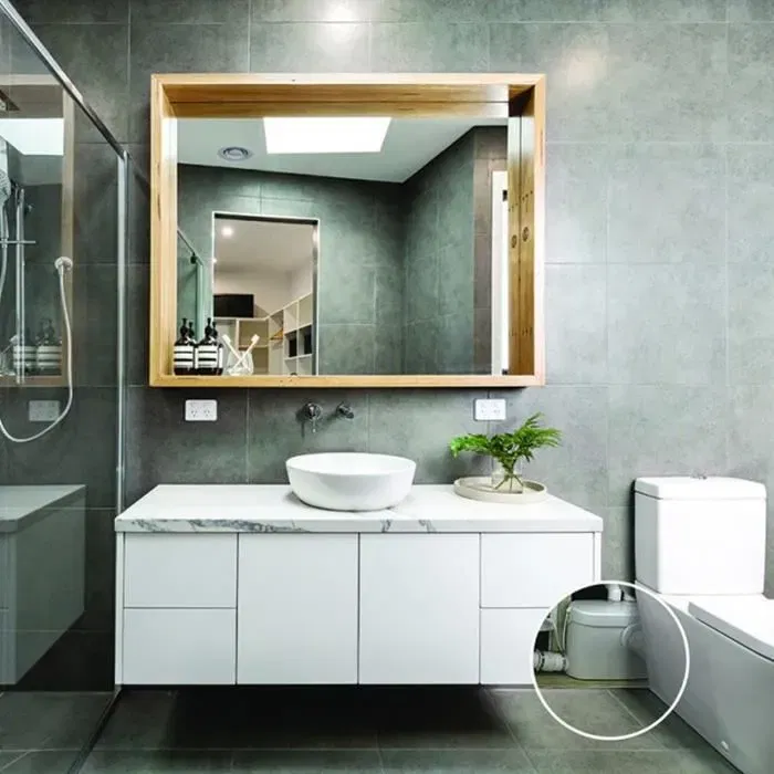 SFA Saniaccess 3 Bomba Elevadora de Aguas Residuales con 4 Entradas, Potente y Silenciosa