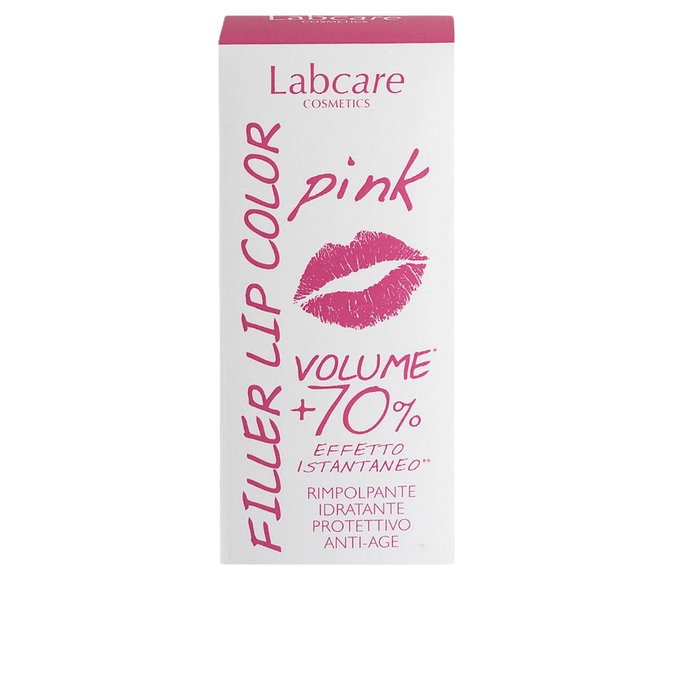 Labcare Filler Lip Extra Volume #pink 3.5 ml - Labial Tratamiento Voluminizador e Hidratante con Ácido Hialurónico y Péptidos