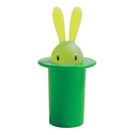 Alessi ASG16 GR Magic Bunny Palillero de Resina Verde para Servir Aperitivos