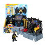 Imaginext Jfd93 Centro de Mandos de Batman DC Super Friends - Batcueva Interactiva con Luces, Batcomputadora y Figura - Edad +3 Años