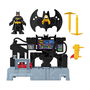 Imaginext Jfd93 Centro de Mandos de Batman DC Super Friends - Batcueva Interactiva con Luces, Batcomputadora y Figura - Edad +3 Años