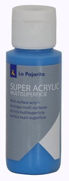 Pintura Acrilica La Pajarita 60 Ml (Bote) Cyan A-64 (Set de 6)