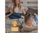 Wondee Lámpara Infantil Personalizable Jirafa Little Giraffe de Madera Sostenible, Luz Nocturna Quitamiedos Bebé