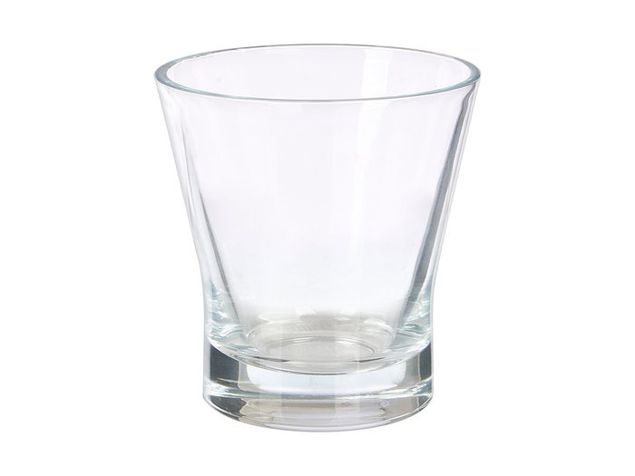Vivalto Set 6 Vasos Cortado 110 ml Transparente Vidrio 25x7x12.5 cm (Set de 12)